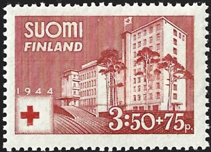 1944 Punainen Risti 3:50 mk + 75 p **  LaPe 280