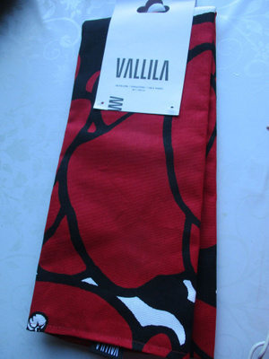 VALLILA MAKEBA PUNAINEN KAITALIINA 40 x 150 CM
