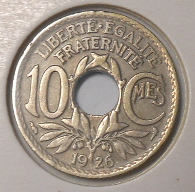 France. 10 centimes 1926.