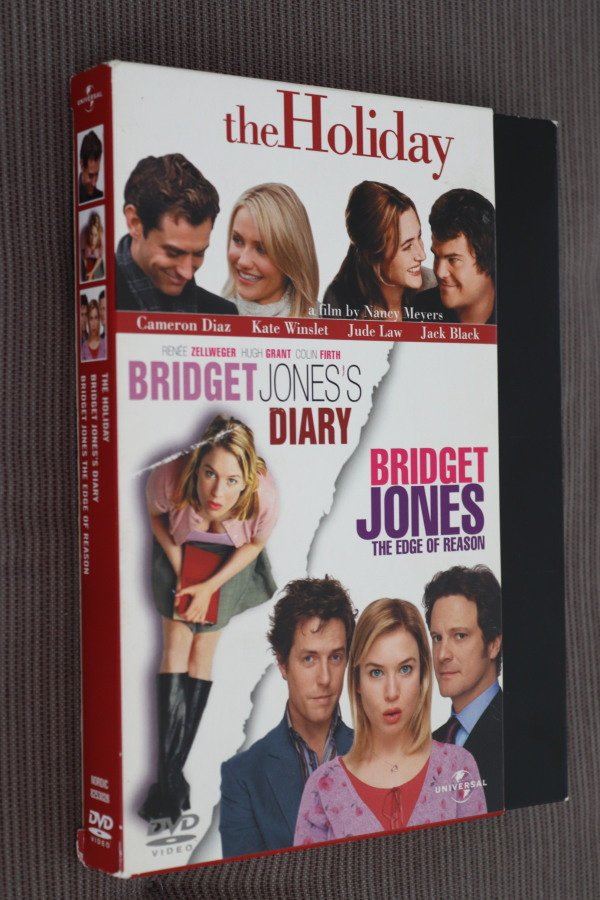 3DVD Holiday, Bridget Jones 1 & 2 -boksi