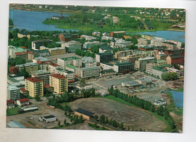 Hämeenlinna: ilmakuva, urheilukenttä (Velj.Karhumäki 964)
