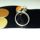 Vintage, Meripihka, sormus, Honey EGG YOLK Amber, - pikkukuva 5