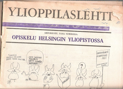 Ylioppilaslehti, 3 kpl., 1969 ja 2 x 1965.