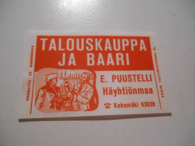 TT Etiketti Talouskauppa ja Baari Häyhtiönmaa Kokemäki