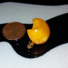 Vintage Baltic Amber EGG YOLK Meripihka kuu solki - pikkukuva 4