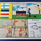Opetustaulu Tilgmann n. 41,2 x 32,5 cm Kesäisiä puuhia - pikkukuva 1