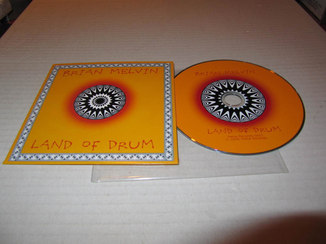 Brian Melvin CD Land Of Drum v.2006 UUSI !!!