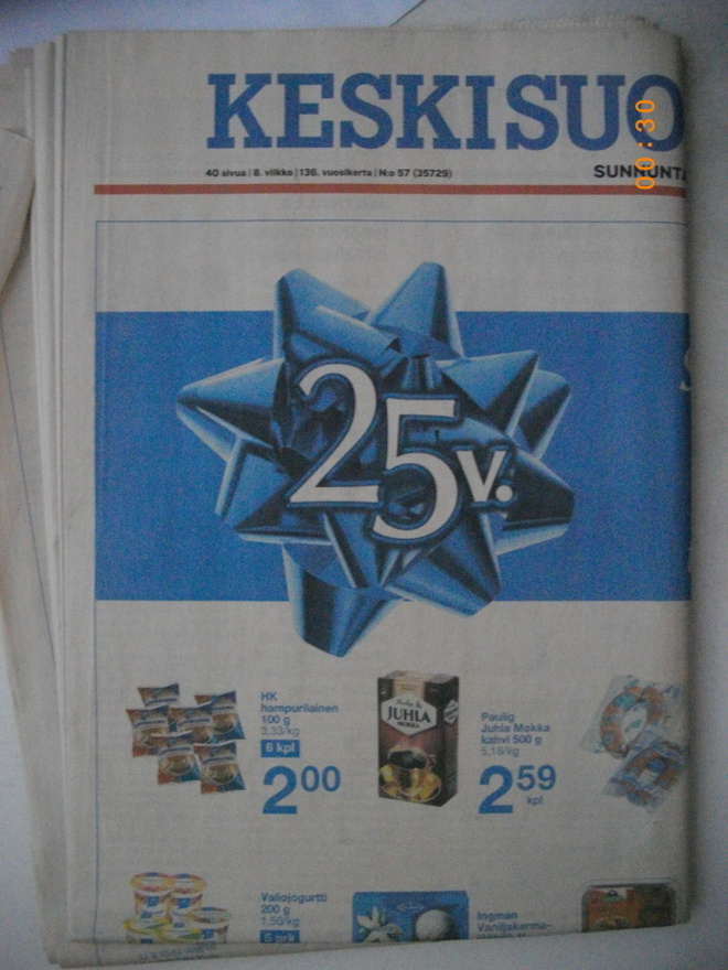 Keskisuomalainen 26.2.2006 (27.5)