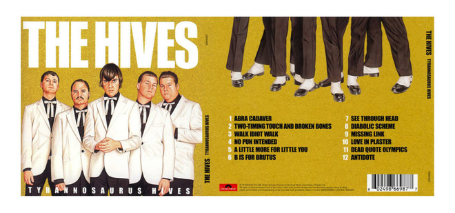 UUSI THE HIVES TYRANNOSAURUS HIVES CD (2004) - EI PK