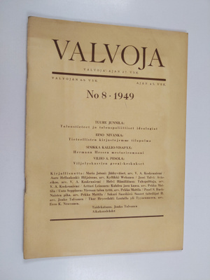 Valvoja 8/1949