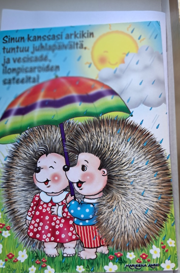 Ansio: siilipari sinun kansasi...uusi kortti