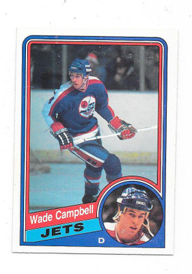 1984-85 OPC #336 Wade Campbell , Winnipeg Jets