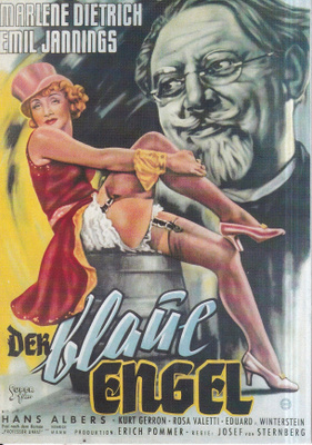 Marlene Dietrich. Der Blaue Engel, elokuvamainos. e250