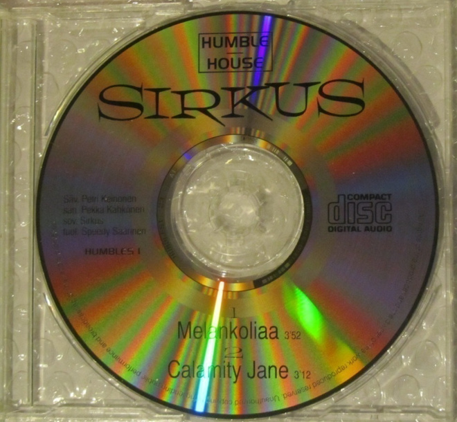Sirkus • Melankoliaa CD-Single