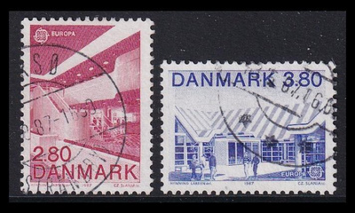 Tanska 895-6 o Europa moderni arkkitehtuuri (1987)
