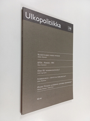 Ulkopolitiikka 1/1998