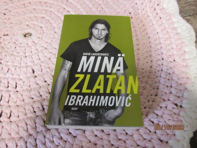 Minä Zlatan Ibrahimovic kirja.  487 sivua