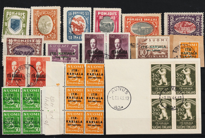 1920-43 Pohjois-Inkerin ja Itä-Karjalan merkkierä 1