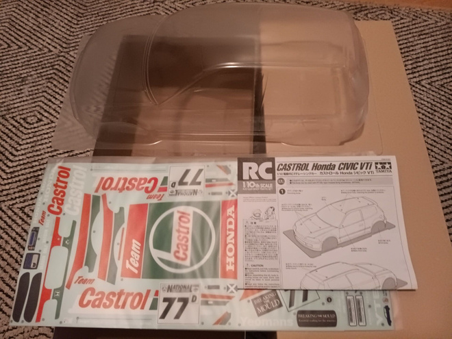 Tamiya 1/10  Honda Civic VTI kori.