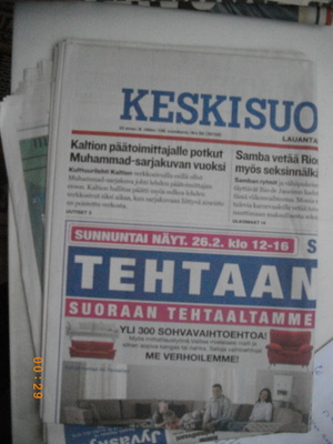 Keskisuomalainen 25.2.2006 (27.5)