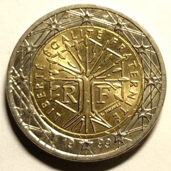 Ranska 2 euro 1999, CIRC