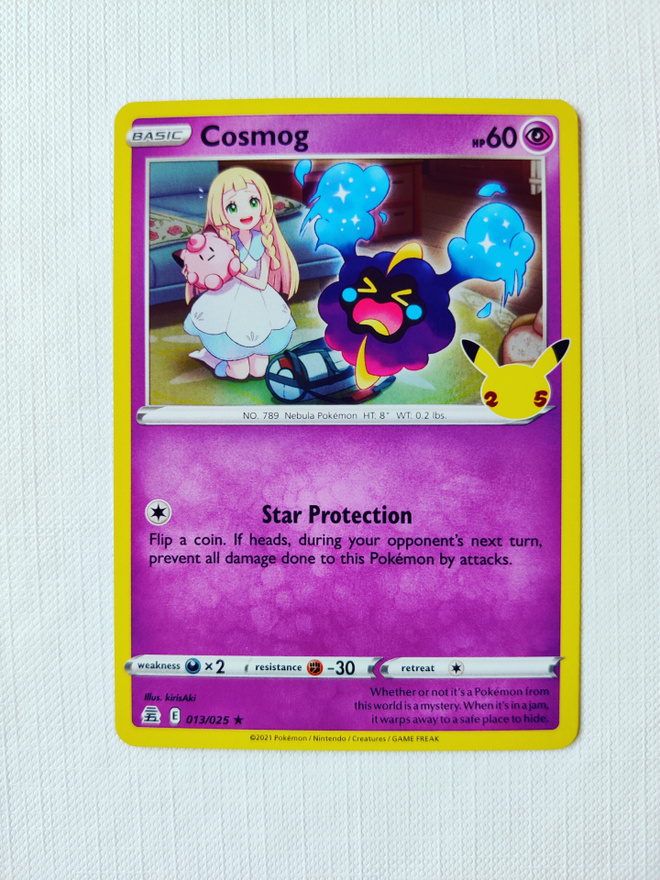 Cosmog 013/025 Celebrations 25th Anniversary Holo Rare