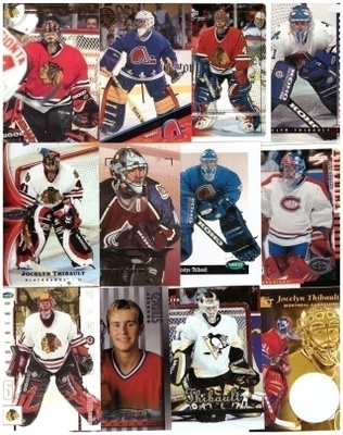 12 x Maalivahti JOCELYN THIBAULT Canadiens, Blackhawks, Aval