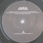 COLDPLAY In My Place 7" vinyylisingle - pikkukuva 4