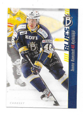 2012-13 CardSet #10 Teemu Ramstedt Espoon Blues