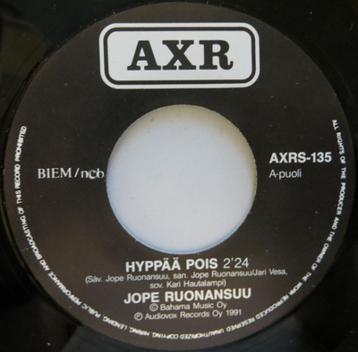 Jope Ruonansuu :   Hyppää Pois - 7"