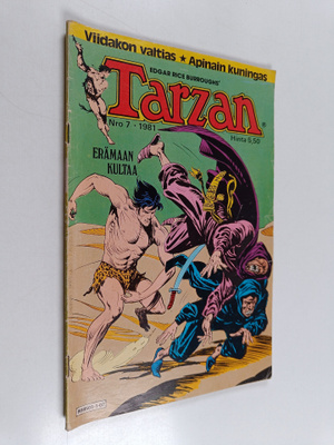 Edgar Rice Burroughs : Tarzan 7/1981 : Erämaan kultaa