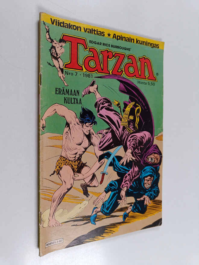 Edgar Rice Burroughs : Tarzan 7/1981 : Erämaan kultaa
