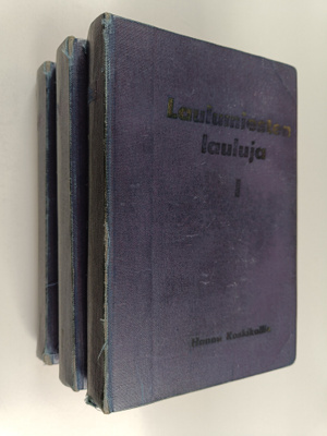 Martti (toim.) Turunen ym. : Laulumiesten lauluja 1-3