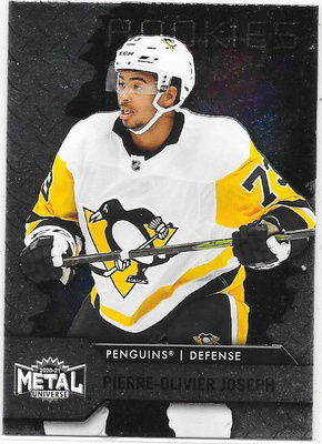 2020-21 Metal Universe Rookies #118 Pierre-Olivier Joseph RC