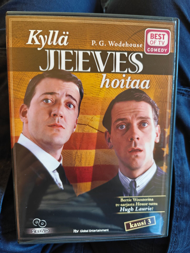 Kyllä Jeeves hoitaa 3.kausi DVD Suomijulkaisu