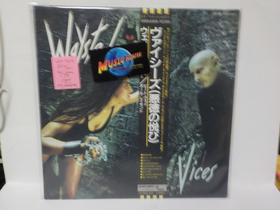WAYSTED - VICES EX+/M- JAPANI 1983 LP