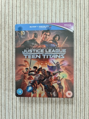 Justice League vs. Teen Titans Steelbook (Blu-ray) (uusi)