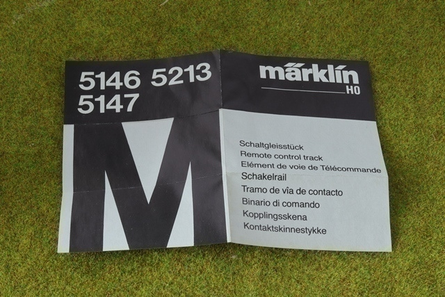#A70 Märklin M kontaktiraiteiden ohjevihkonen