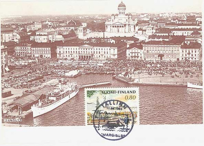 1993 Tallinnmargisild 80p kauppatori kauppatorikortilla
