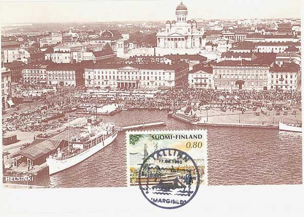 1993 Tallinnmargisild 80p kauppatori kauppatorikortilla