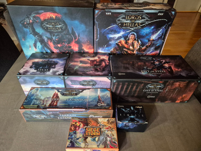 Lords of Hellas -lautapeli (Kickstarter Titan pledge)