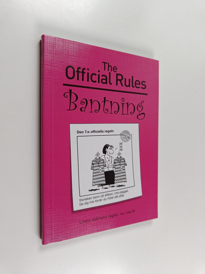 Stephen Evans : The official rules : Bantning