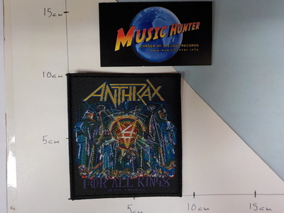 ANTHRAX - FOR ALL KINGS UUSI HIHAMERKKI +