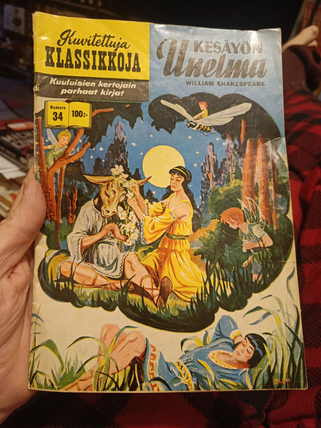 Kuvitettuja klassikkoja 34 Kesäyön unelma