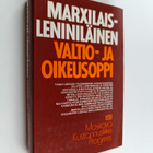 Marxilais-leniniläinen valtio- ja oikeusoppi - pikkukuva 1