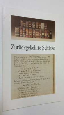 Bibliothek der Hansestadt Lubeck : Zuruckgekehrte Schätze...