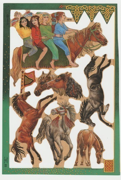 * MLP 1879, hieno tytöt ja hevoset-arkki *