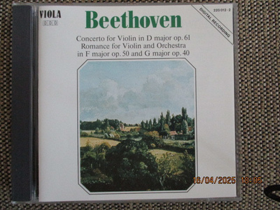 LUDWIG VAN BEETHOVEN (CD) Concerto& Romance for Violin