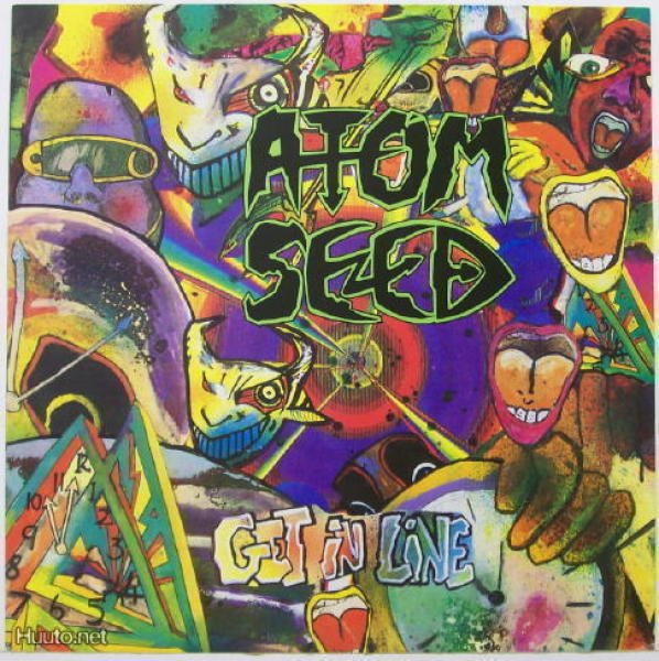 ATOM SEED :: GET IN LINE / CASTLES IN THE SKY ::  VINYYLI 7"