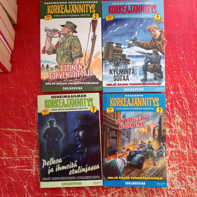 Korkeajännitys valikoima 3,5€/kpl